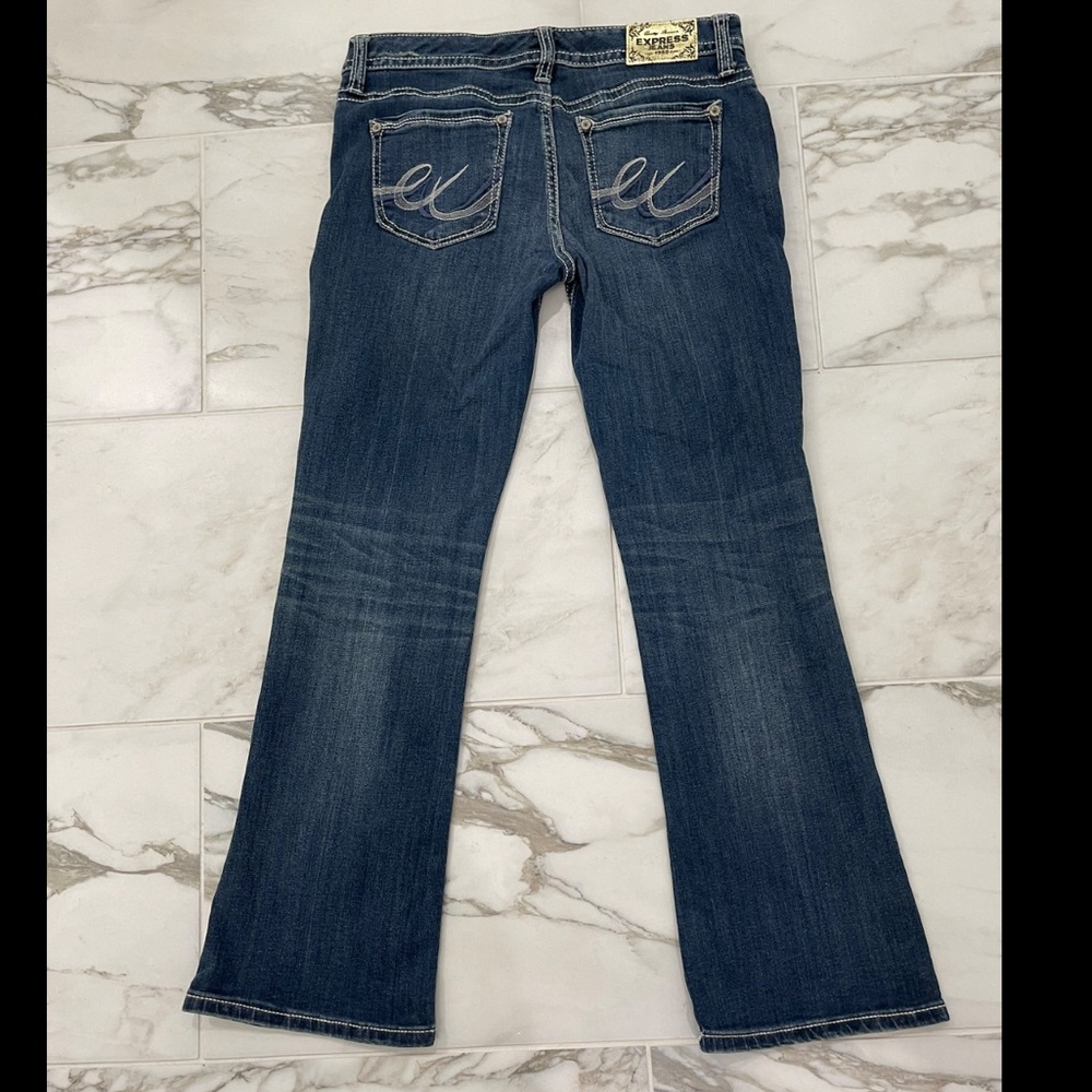 EUC! Express Women’s Size 10S (short) Low Rise Boot Stella Jeans